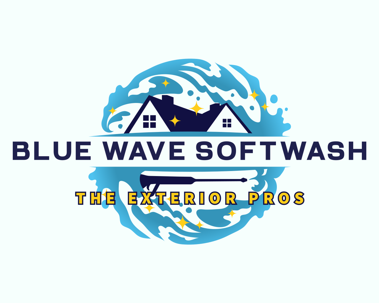 Blue Wave SoftWash Logo